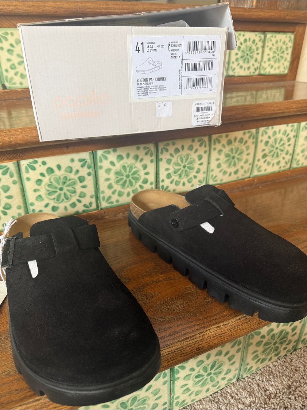 Birkenstock Papillio Boston pap chunky clog size 41 or 10 - Picture 8 of 8